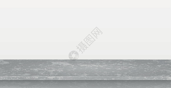 白色全景背景上的灰色混凝土石反面 宣传性网络模板  矢量桌子岩石制品石头材料桌面艺术地板芯片石英图片