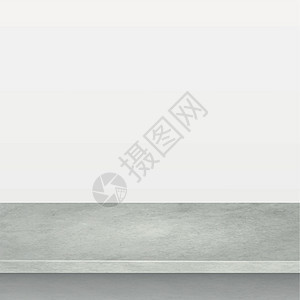 白色背景上孤立的灰色混凝土石板 宣传性网络模板  矢量马赛克插图桌子厨房岩石展示石英艺术柜台制品图片