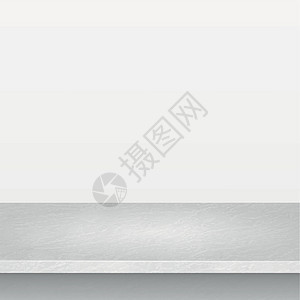 白色背景上孤立的灰色混凝土石板 宣传性网络模板  矢量桌面芯片马赛克艺术石头岩石桌子台面厨房展示图片