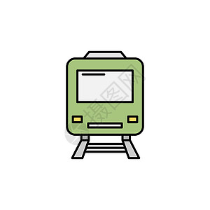 火车线图图标 标志和符号可用于网络 标志 移动应用程序 UI UX机车发动机车辆民众卡车公共汽车出租车电车交通空气图片