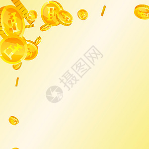瑞士法郎硬币贬值 黄金散落风俗货币游戏墙纸财富金子空气大奖商业现金图片