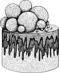 美味的甜点和甜点 手画出流行传统甜点的插图营养糕点面包蛋糕庆典浆果饼干食谱盘子巧克力图片