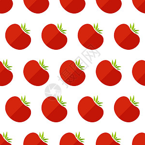 红番茄无缝有机蔬菜模式图片