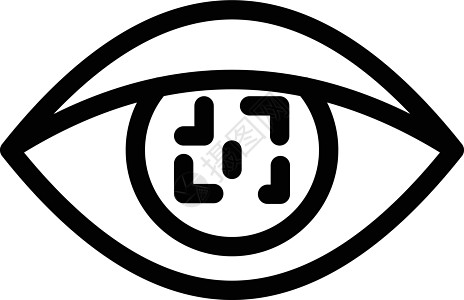 眼 目眼球插图扫描器鸢尾花创新验证技术扫描视网膜密码图片