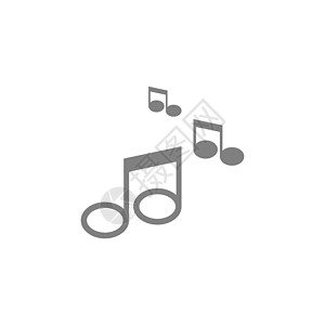 音乐笔记图标标识插图商业低音作品歌曲艺术黑色床单按钮创造力钥匙图片