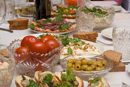 宴席 餐巾 玻璃 番茄 假期 酒精 烹饪 餐厅 宴会图片