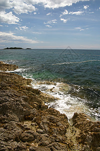 海岸和海 假期 夏天 游客 水 天气 美丽的 阳光图片