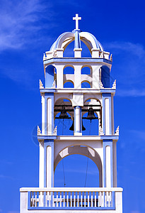 蓝铃 宗教 太阳 欧洲 老的 钟 建筑学 戒指 岛背景图片