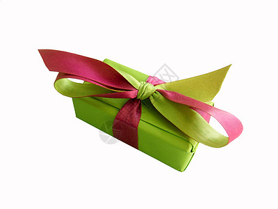 粉色蝴蝶结单独礼品盒背景