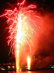 2008年澳大利亚凯恩斯新一年的烟花 晚上图片