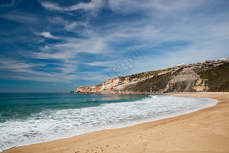 美丽的海滩 波浪 地平线 阳光 自然 海洋 水 旅游图片