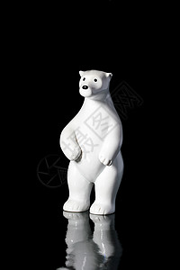 北极熊 玩具 冬天 假期 乐趣背景图片