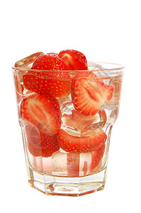 鸡尾酒 豪饮 食物 伞 红色的 营养 水果 果汁图片