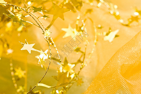 金金星 花环 假期 庆典背景图片