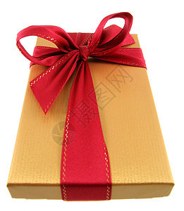 黄金圣诞礼物 弓 红色的 展示 闪亮的 装饰的背景图片