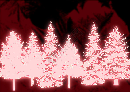 闪光圣诞树 季节 冬天 雪 十二月 假期 冰 寒冷的背景图片