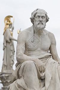 现任哲学家 老的 新古典主义 纪念碑 议会 文化 神话 建筑 柱子图片