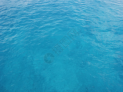 蓝水清蓝大洋水背景