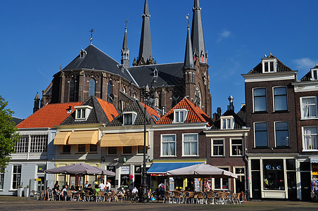 荷兰广场背景图片