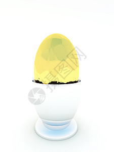 鸡蛋包装单金复活日鸡蛋 营养 食品 弯曲的 金子 糖果 食物背景