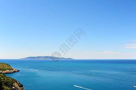 海景 蓝色的 船 游艇 码头 旅游 帆船 意大利 海岸图片