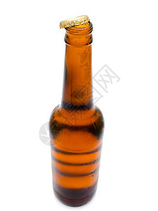 一瓶新鲜啤酒 液体 啤酒杯 帽 插头 瓶颈 冲击力 果酱背景图片