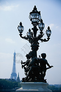 法国巴黎街灯图片
