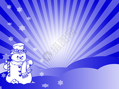 雪人 可爱的 乐趣 冻结 季节 蓝色的 鼻子 庆祝 有趣的图片