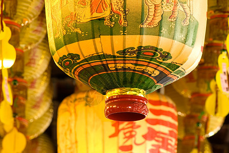 大中国黄灯笼 庆典 场景 日本人 节日 建筑学 东方 传统图片