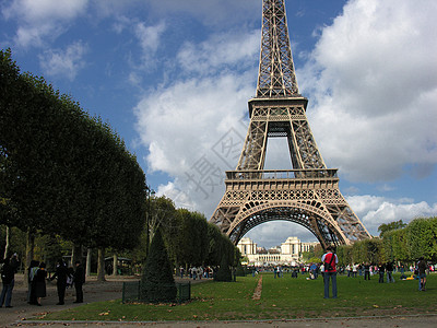 法国巴黎之景 老的 地标 旅游 假期 蓝色的 建造 天空图片