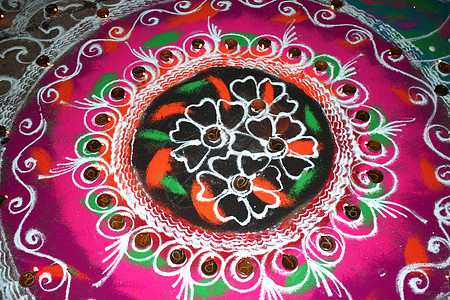 Diwali 颜色 节 传统 艺术品 宗教的 印度图片