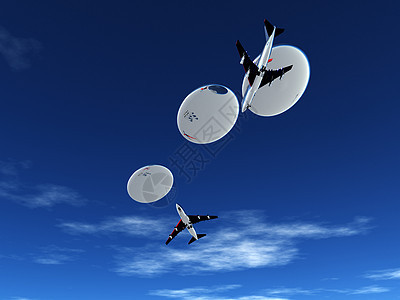 飞机和UFO 翅膀 大气的 金属 假期 宇宙飞船 空气 天气图片