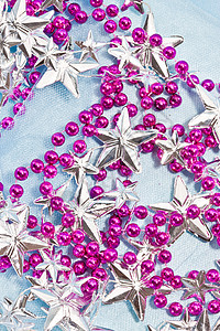 圣诞节装饰 紫丁香 花环 装饰品 庆典 紫色的图片