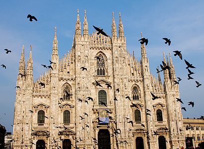 米兰大教堂 纪念碑 假期 不朽的 信仰 意大利语 访问 拜访图片