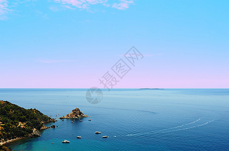 日落 夏天 石头 天空 支撑 码头 海浪 海滨 波纹图片