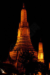 Wat Arun 网 佛塔 连体 曼谷 城市景观 田图片