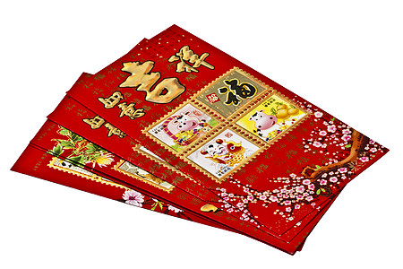 中国幸运金红信封 运气 传统 快乐的 数据包 幸运的 剪下图片