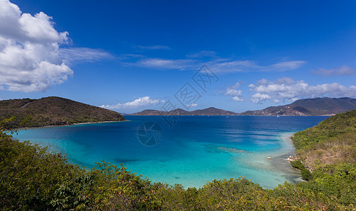 圣约翰国家公园 旅行 天堂 全景 美丽的 太阳 假期图片