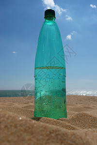 水瓶 海 瓶子 湿的 矿物 蓝色的 自然 支撑图片