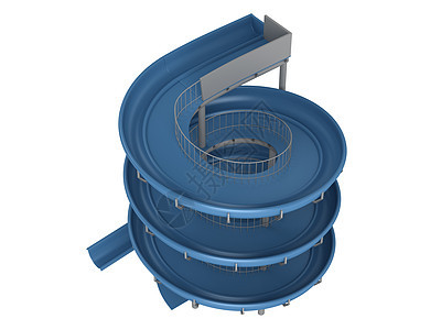 滑水 滑动 震惊 塑料 蓝色的 水上乐园 操场图片
