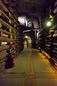 Wieliczka 盐矿 维利奇卡 岩石 周围 金库图片