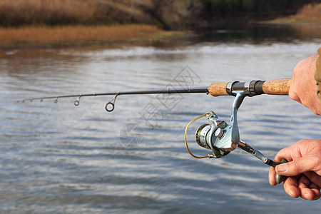 旋转的渔民 自然 筒管 夏天 河 抓住 晴天 爱好图片