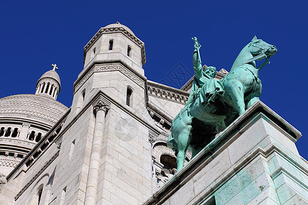 巴黎神圣教堂 巴黎 纪念碑 地标 首都 基督教 天 大理石图片