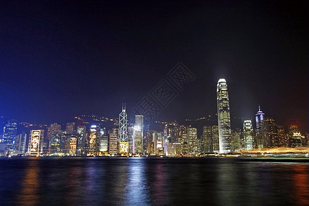 2010年香港夜景背景