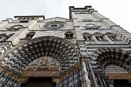 意大利热那亚圣劳伦斯大教堂 洛伦佐 秋天图片