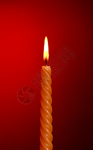 红蜡烛 燃烧 浪漫的 信仰 冬天 情绪 十二月 照明图片
