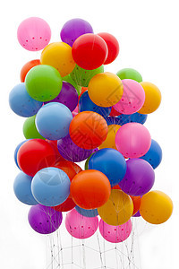 庆祝气球 团体 粉色的 假期 绿色的 氦 漂浮的 乐趣 充满活力的图片