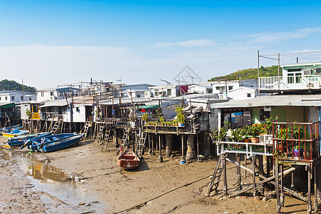 Tai O 带斯图塔屋的Tai O渔业村-香港旅游社 海 美丽的图片