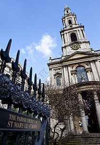 伦敦圣玛丽·勒斯特兰德 历史的 奥德维奇 罗马天主教 建筑学 圣玛丽勒斯特朗图片