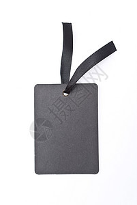 黑色礼品标签 白色的 丝带 销售 笔记 纸板 零售 礼物图片